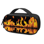 Fire Flame Burning Print Insulin Cooler Travel Case