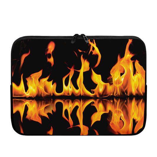 Fire Flame Burning Print Laptop Sleeve