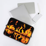 Fire Flame Burning Print Laptop Sleeve