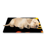 Fire Flame Burning Print Pet Cooling Mat Cover