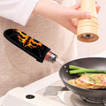 Fire Flame Burning Print Skillet Handle Cover