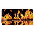 Fire Flame Burning Print Towel