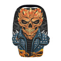 Fire Punk Devil Print Baby Seat Cover