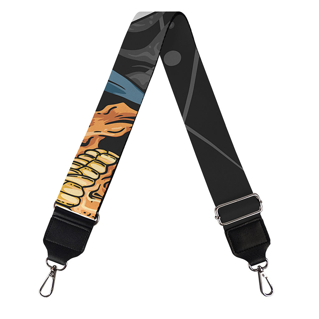 Fire Punk Devil Print Bag Strap