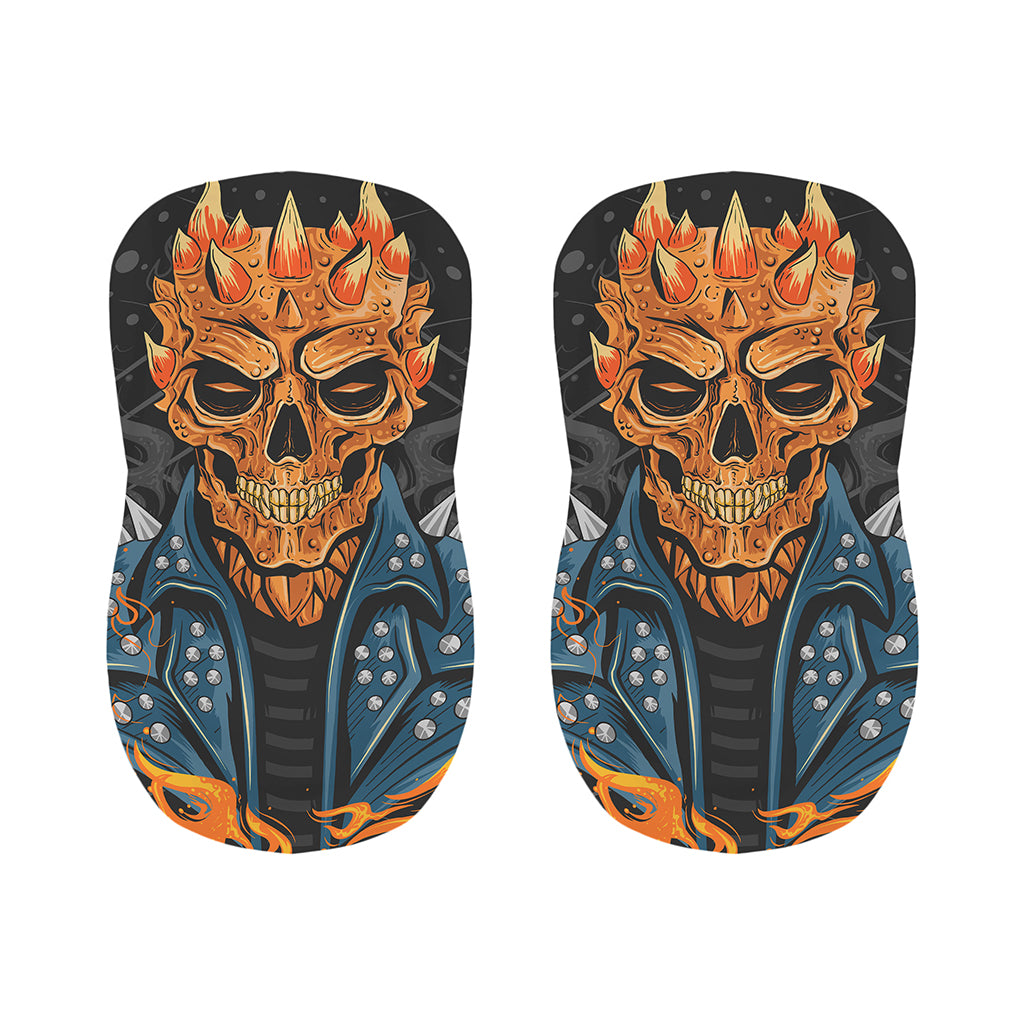 Fire Punk Devil Print Bar Stool Covers