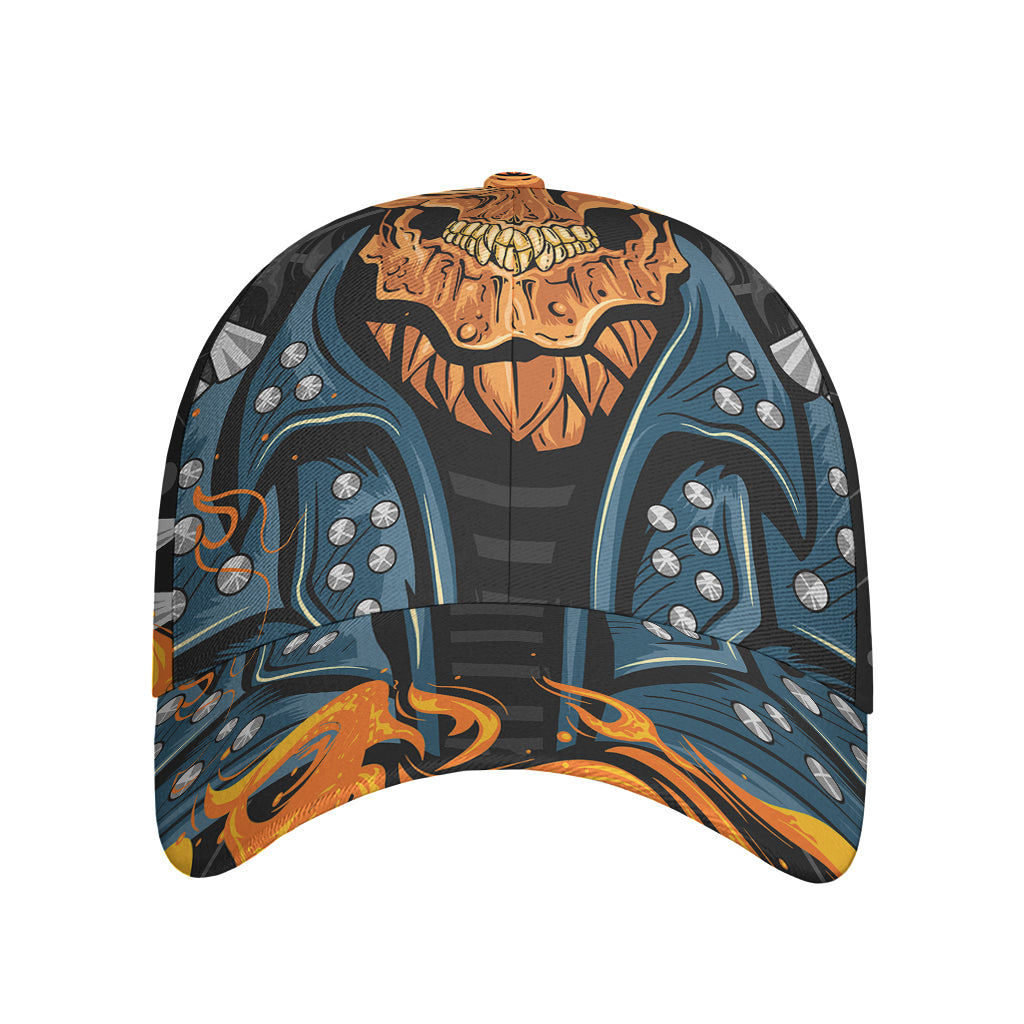 Fire Punk Devil Print Baseball Cap