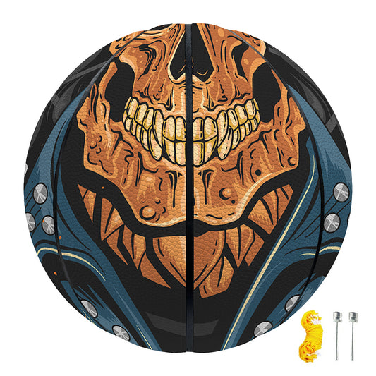 Fire Punk Devil Print Basketball