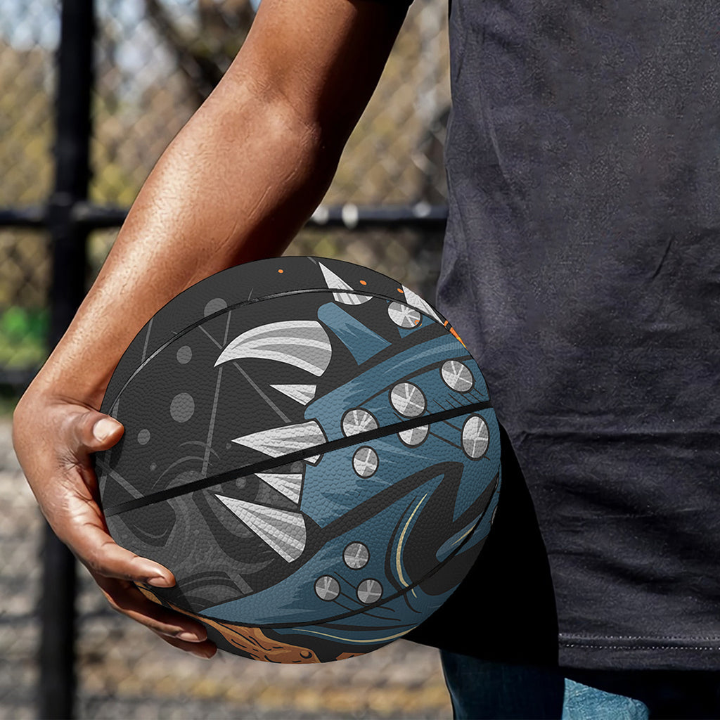 Fire Punk Devil Print Basketball