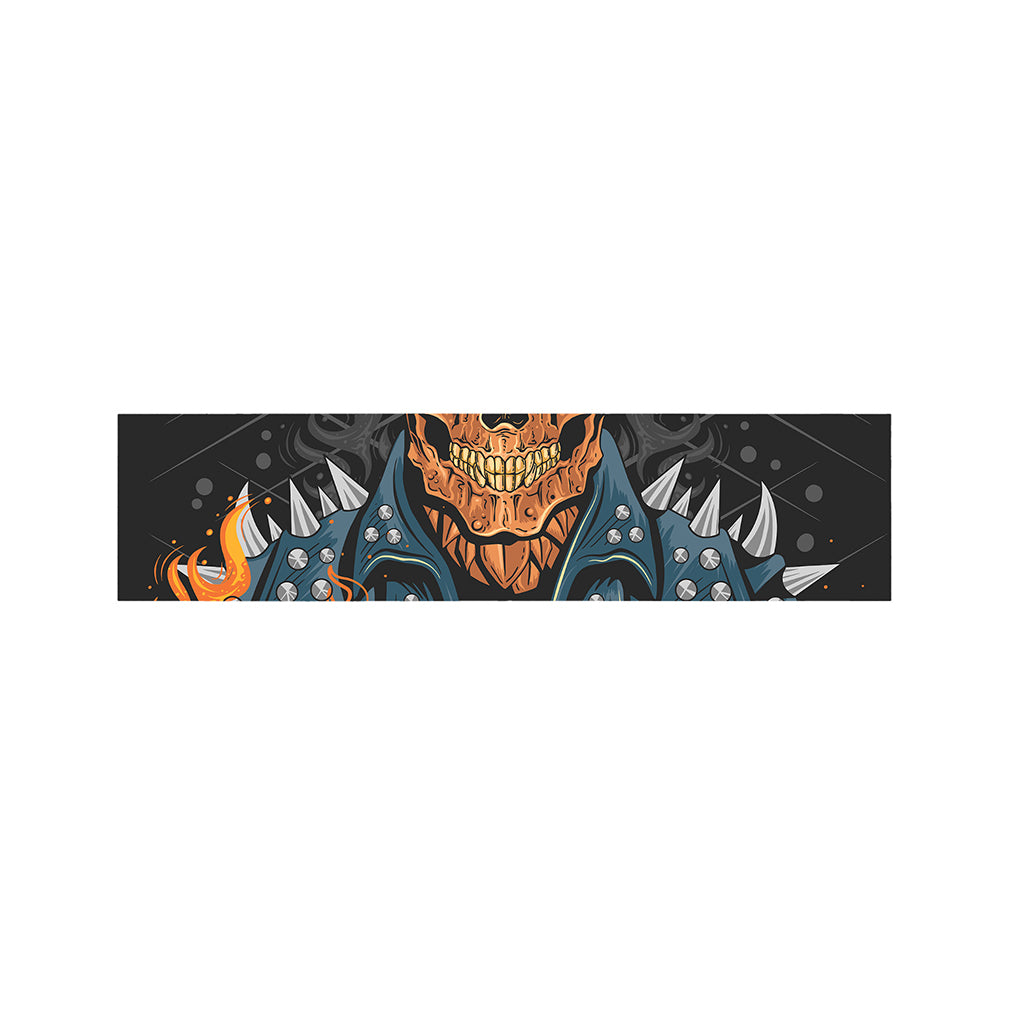Fire Punk Devil Print Bed Runner