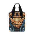 Fire Punk Devil Print Bible Tote Bag