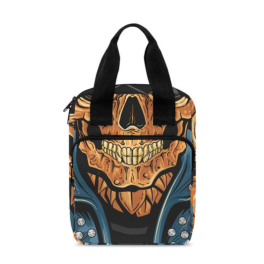 Fire Punk Devil Print Bible Tote Bag