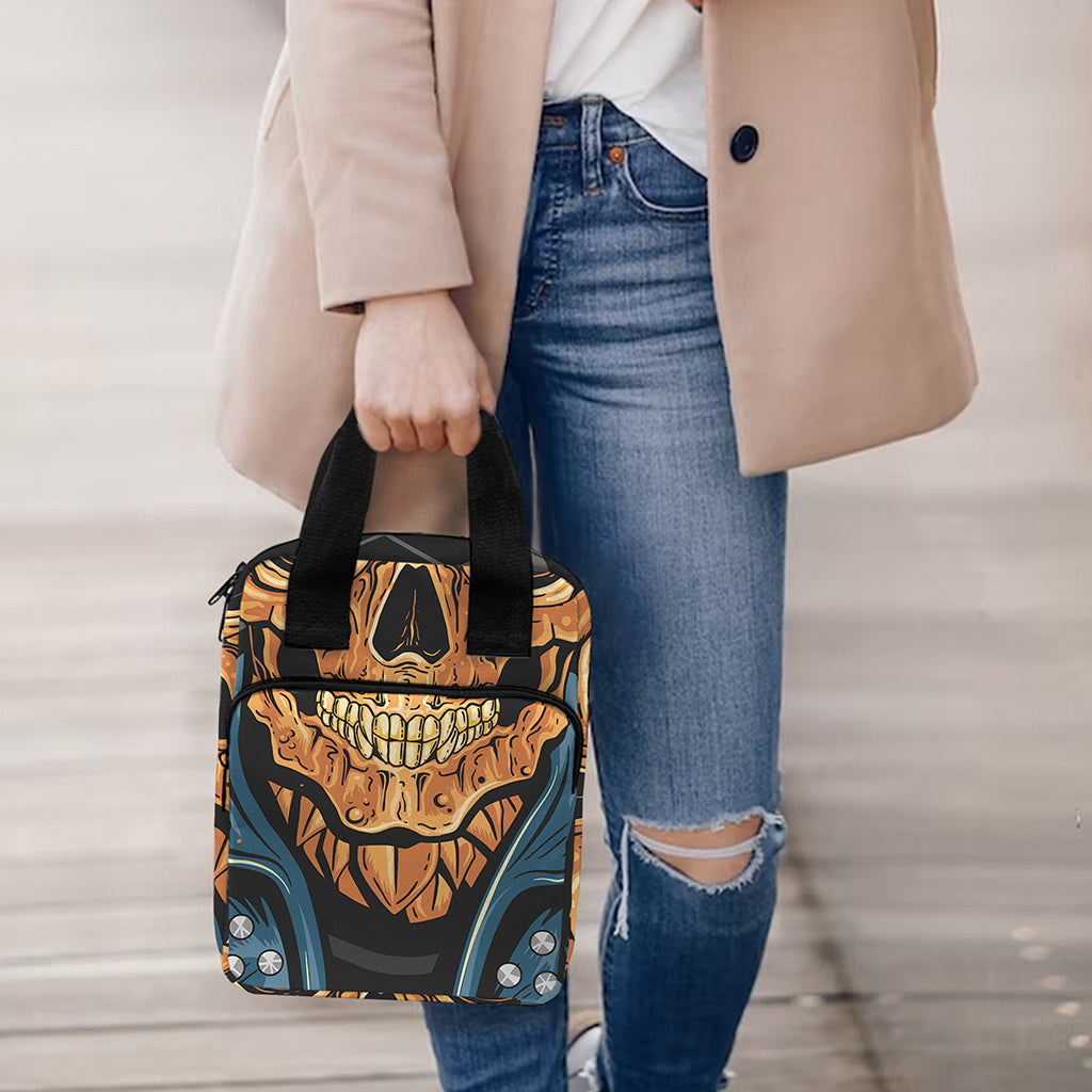Fire Punk Devil Print Bible Tote Bag