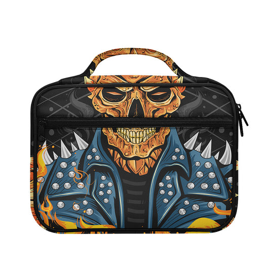 Fire Punk Devil Print Briefcase Bible Bag