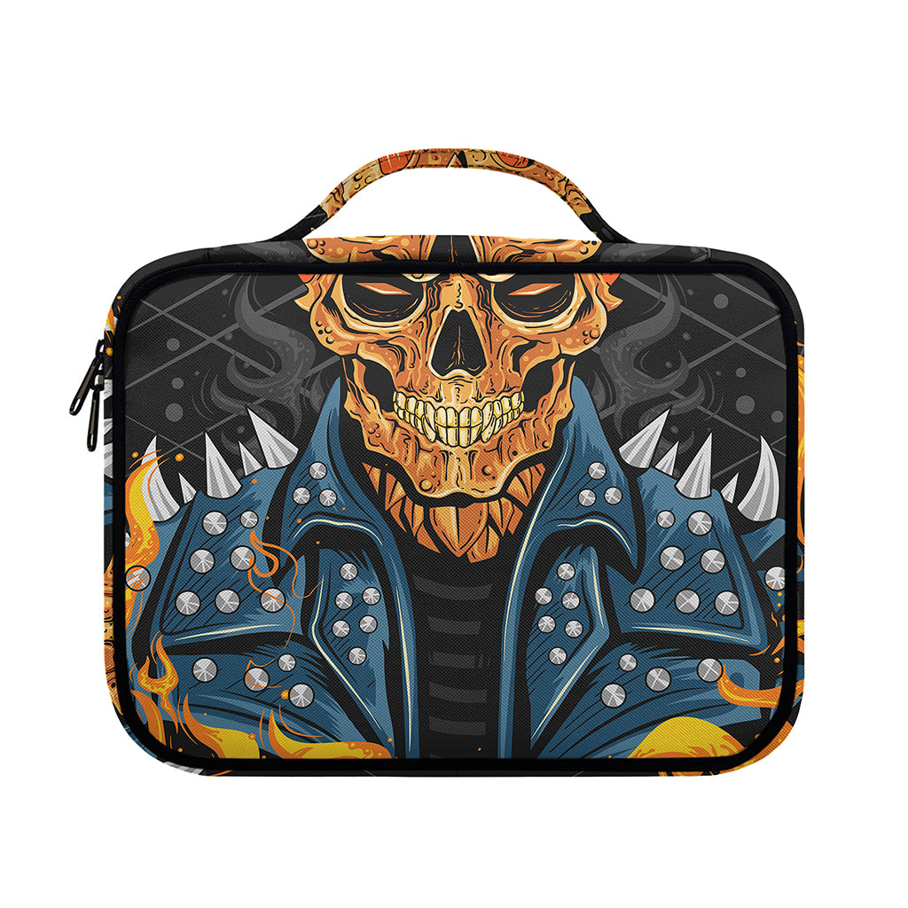 Fire Punk Devil Print Briefcase Bible Bag
