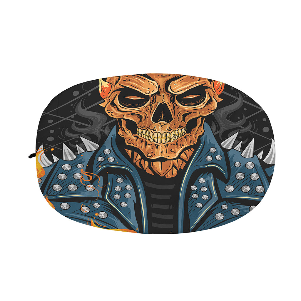 Fire Punk Devil Print Car Side Mirror Covers