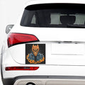 Fire Punk Devil Print Car Sticker