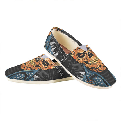 Fire Punk Devil Print Casual Shoes