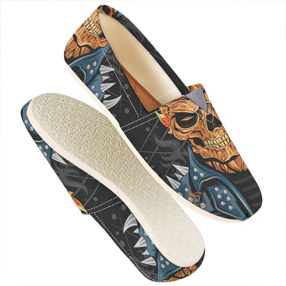 Fire Punk Devil Print Casual Shoes
