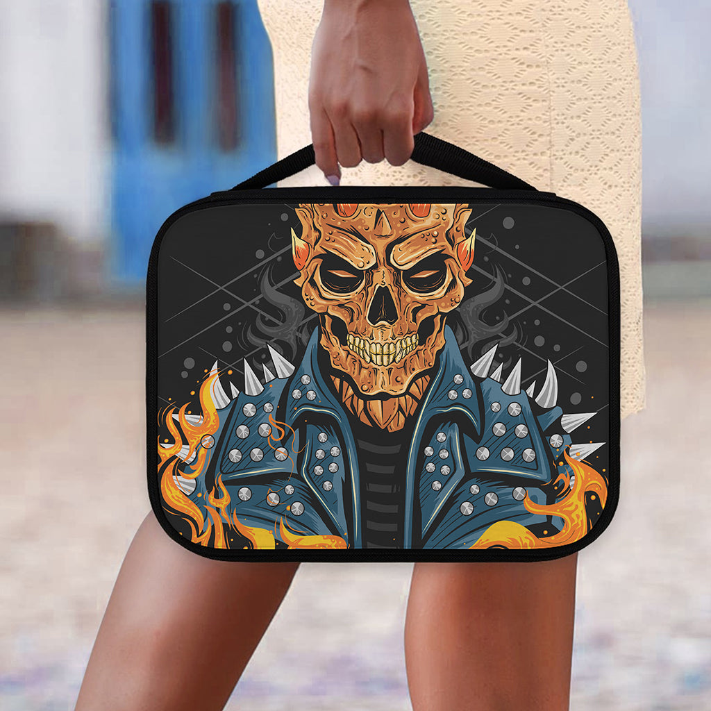 Fire Punk Devil Print Classic Bible Case