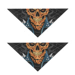 Fire Punk Devil Print Dog Bandana