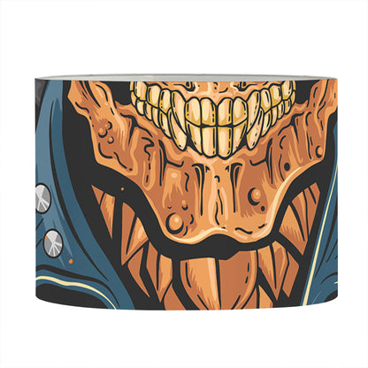 Fire Punk Devil Print Drum Lamp Shade