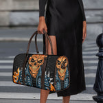 Fire Punk Devil Print Duffle Bag