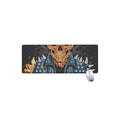 Fire Punk Devil Print Extended Mouse Pad