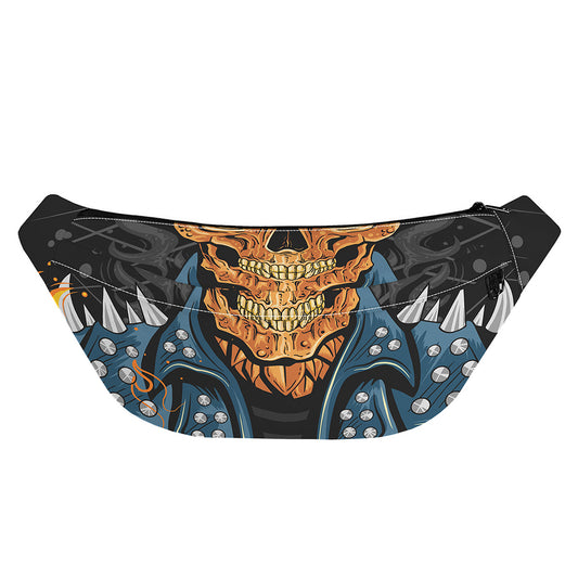 Fire Punk Devil Print Fanny Pack