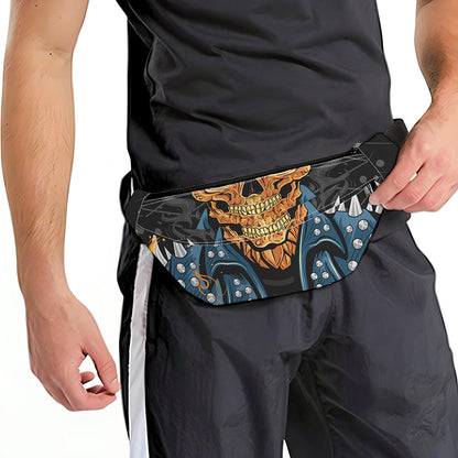 Fire Punk Devil Print Fanny Pack