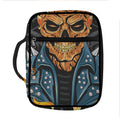 Fire Punk Devil Print Front Pocket Bible Bag