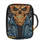 Fire Punk Devil Print Front Pocket Bible Bag