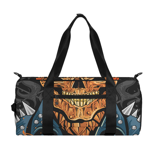 Fire Punk Devil Print Gym Bag