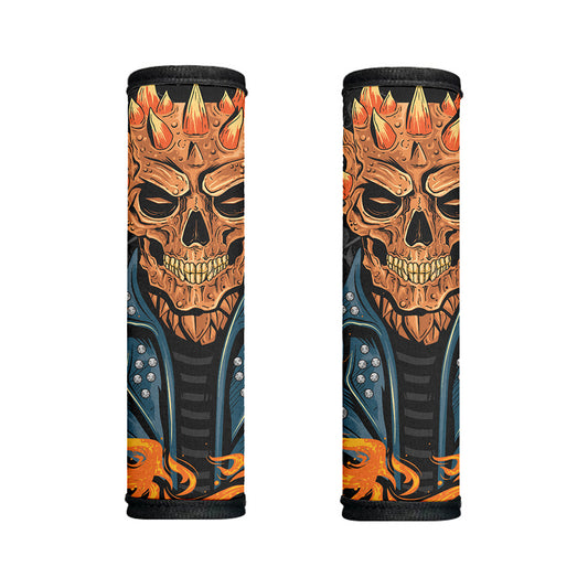 Fire Punk Devil Print Handle Covers