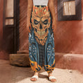 Fire Punk Devil Print Harem Pants