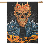 Fire Punk Devil Print House Flag