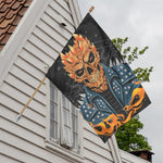 Fire Punk Devil Print House Flag