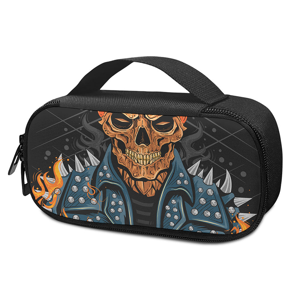 Fire Punk Devil Print Insulin Cooler Travel Case
