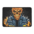 Fire Punk Devil Print Kitchen Mat