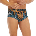 Fire Punk Devil Print Men's Briefs