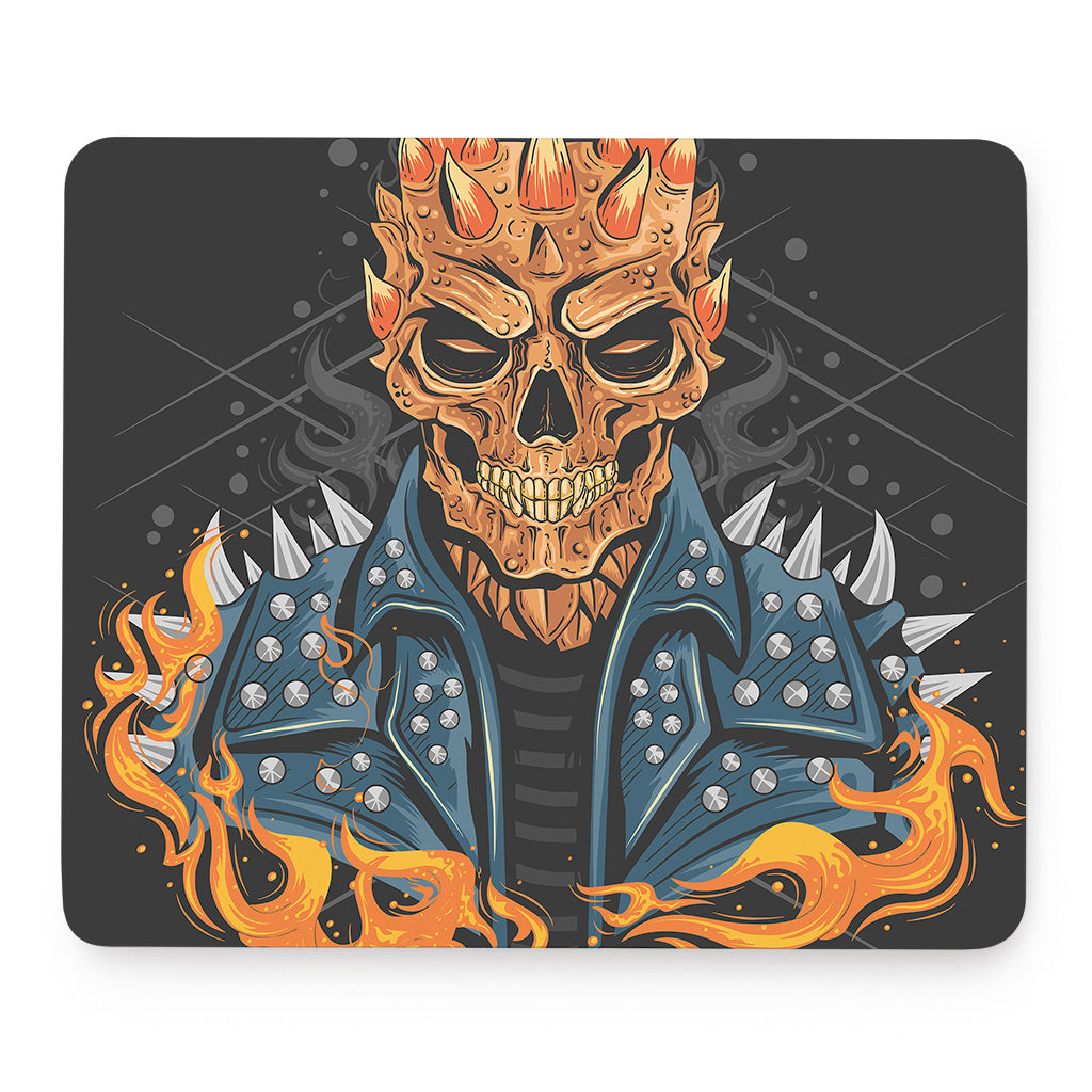 Fire Punk Devil Print Mouse Pad