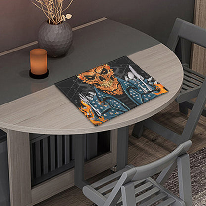 Fire Punk Devil Print Placemat
