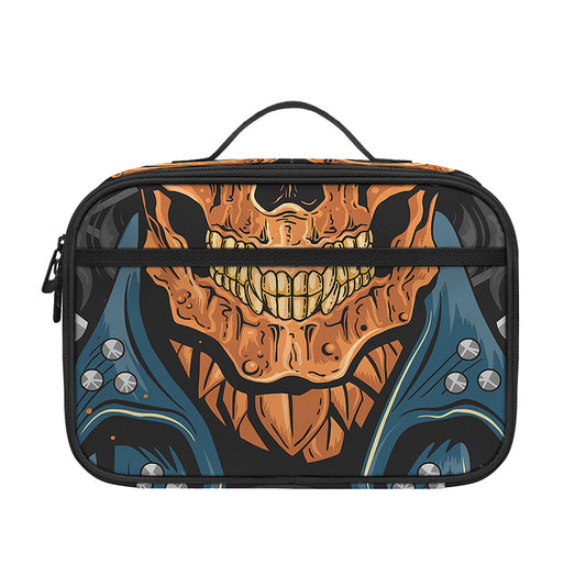 Fire Punk Devil Print Portable Lunch Bag