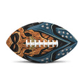 Fire Punk Devil Print Rugby Ball