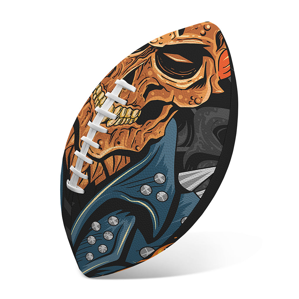 Fire Punk Devil Print Rugby Ball