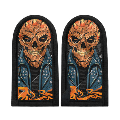 Fire Punk Devil Print Skillet Handle Cover