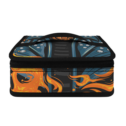 Fire Punk Devil Print Small Lunch Bag