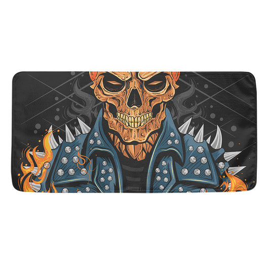 Fire Punk Devil Print Towel