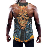 Fire Punk Devil Print Training Tank Top