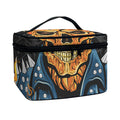 Fire Punk Devil Print Travel Makeup Bag