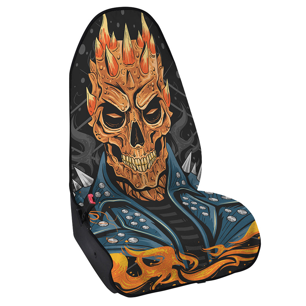 Fire Punk Devil Print Waterproof Car Seat Cover